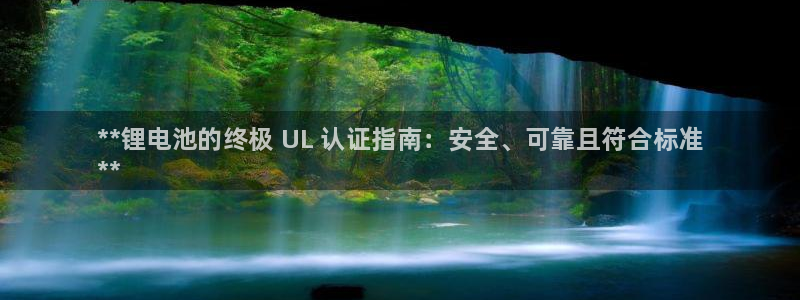 尊龙人生就是博官网登录手机：**锂电池的终极 UL 认证指南：安全、可靠且符合标准
**