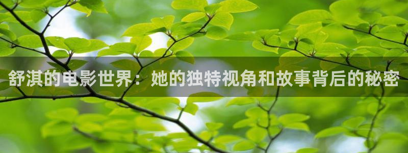 战地影院免费：舒淇的电影世界：她的独特视角和故事背后的秘密